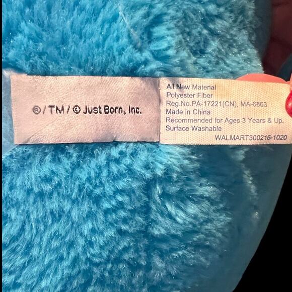 Sir PEEPS Jumbo 38" Blue Plush Bunny Easter Glasses Mustache Limited Edition - Picture 5 of 7